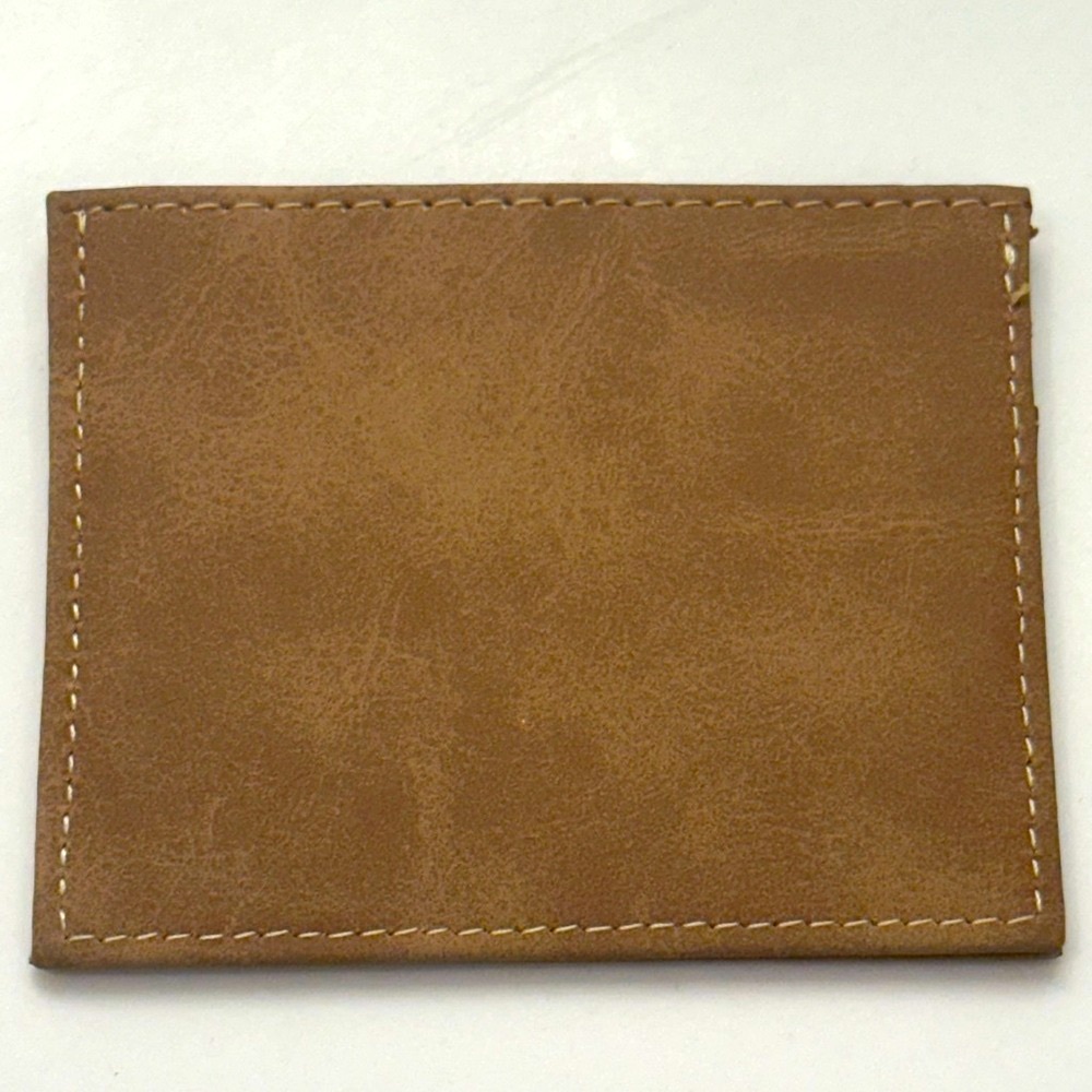 NWOT State of Mind Vegan Leather Cardholder | OS | Tan / Brown - Picture 2 of 2